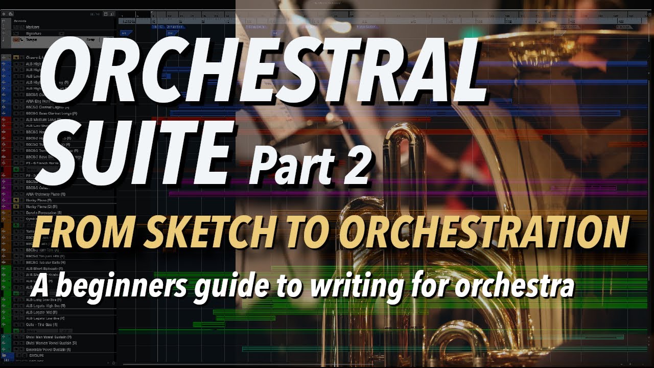 Orchestral Suite (Part 2) from Sketch to Orchestration. A beginners guide to writing for orchestra.