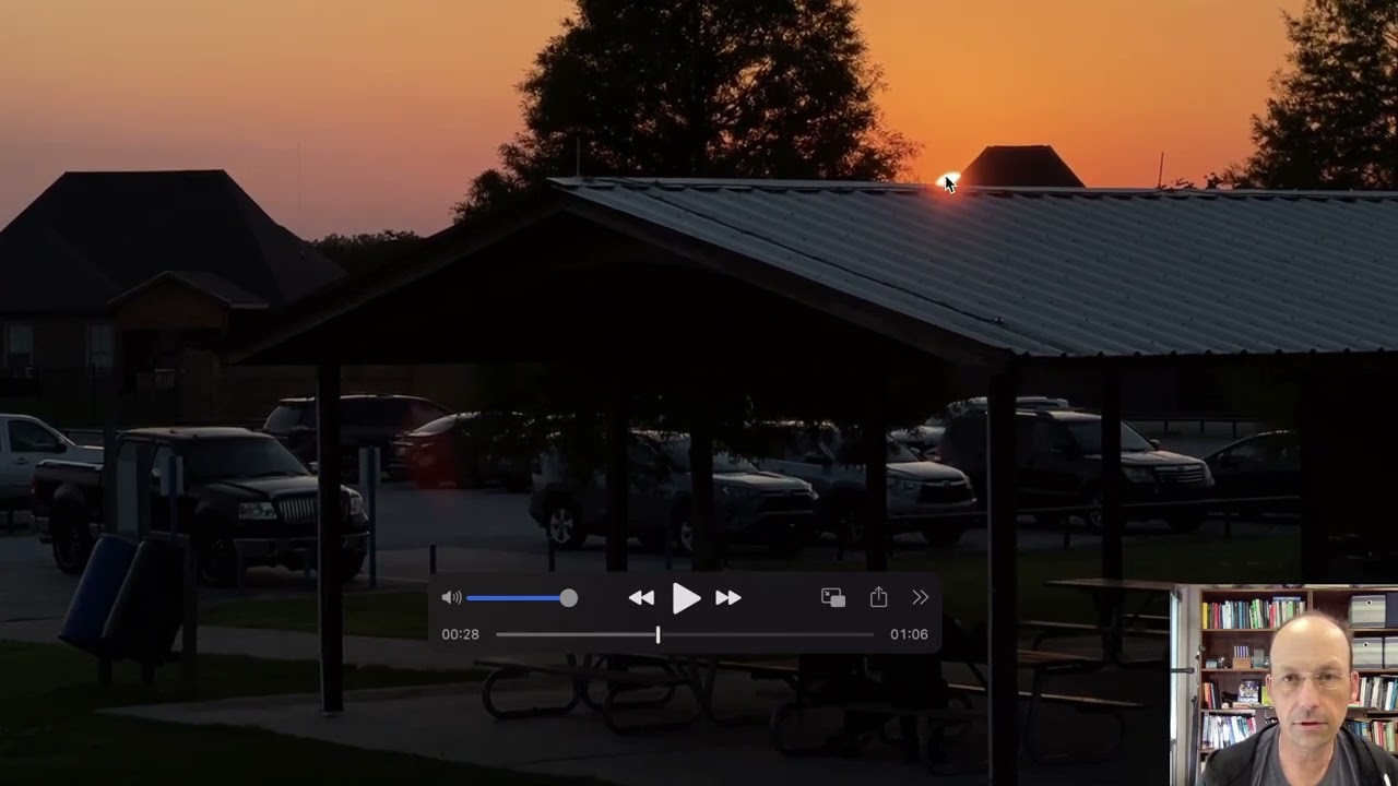 Video Analysis of the Sunset to Estimate the Earth's Angular Velocity