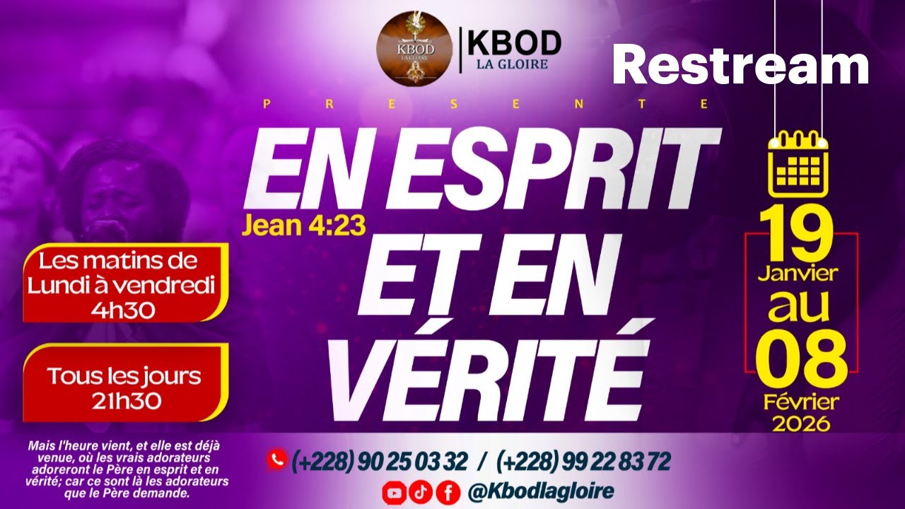 EN ESPRIT ET EN VÉRITÉ