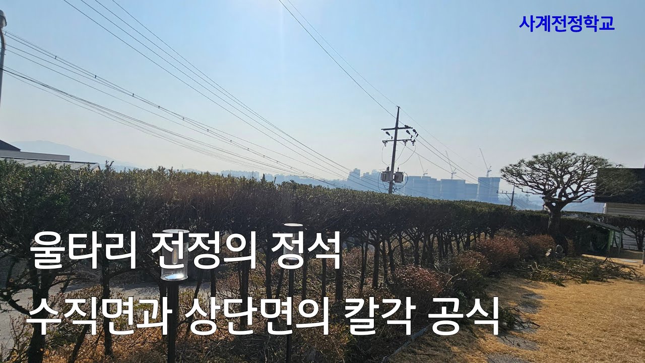 울따리 정원의 정석 칼각잡기 #289사계전정학교