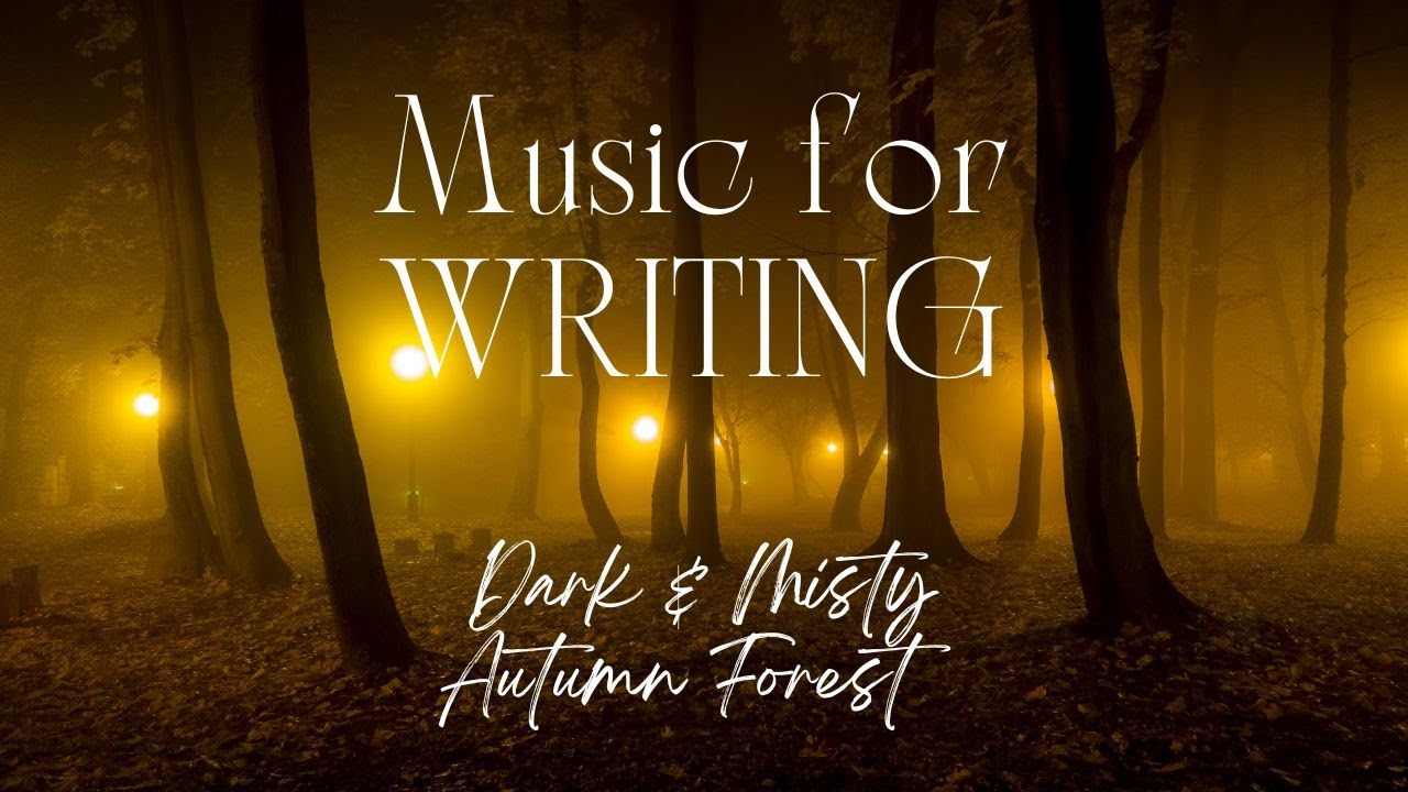 Dark Fantasy Ambiance for Writing & Reading | Misty Autumn Forest | 1 hour | 
