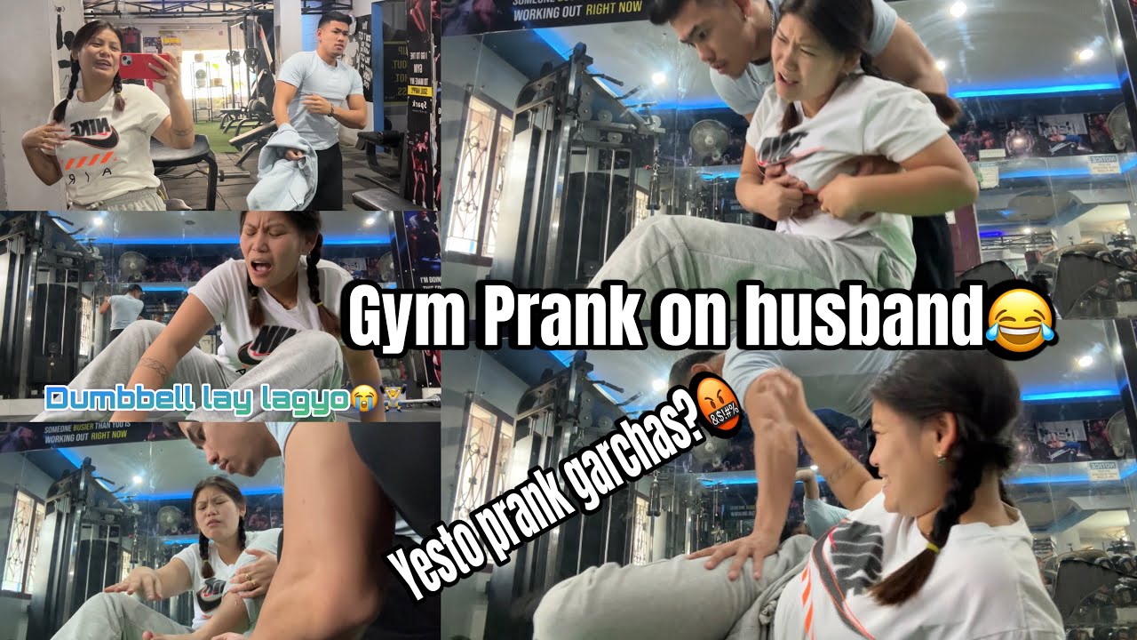 Mero khutta bachyo Prank😭on my husband| Gym mai prank gareyo😆 | His reaction?😱