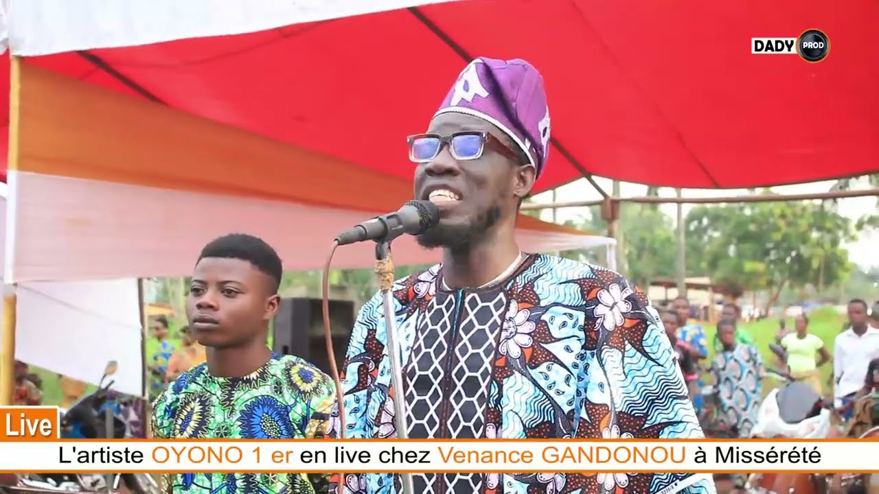 OYONO 1ER en Live chez Venance GANDONOU &agrave; miss&eacute;r&eacute;t&eacute;