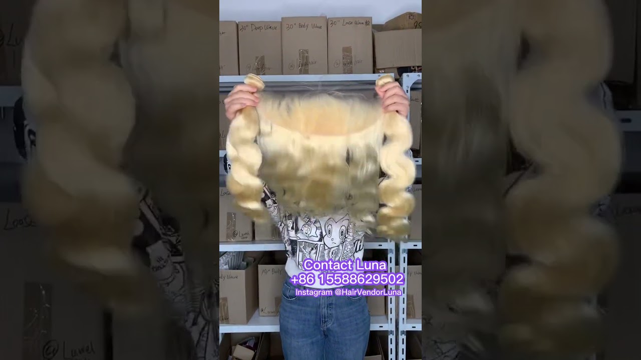 HD lace frontal 13x4inch 20” with hair bundles 30”, 