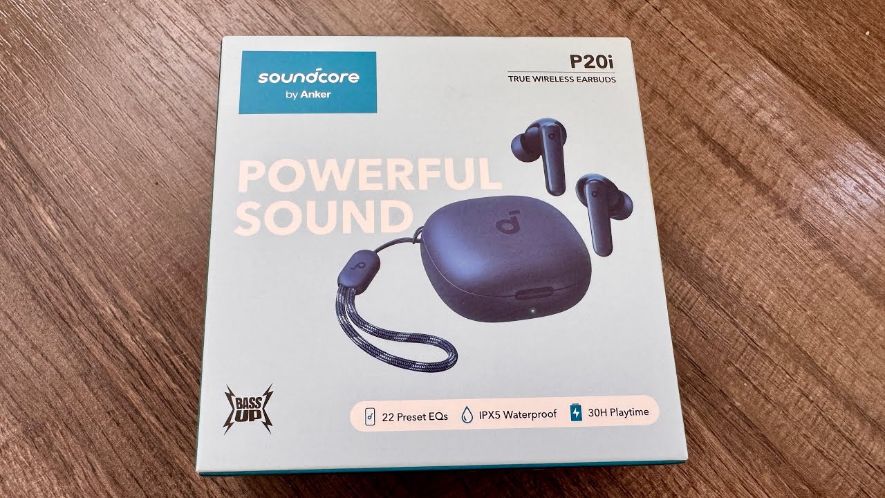 SOUNDCORE BY ANKER True Wireless Earbuds, 10mm Drivers with Big Bass Bluetooth 5.3 (Blue)