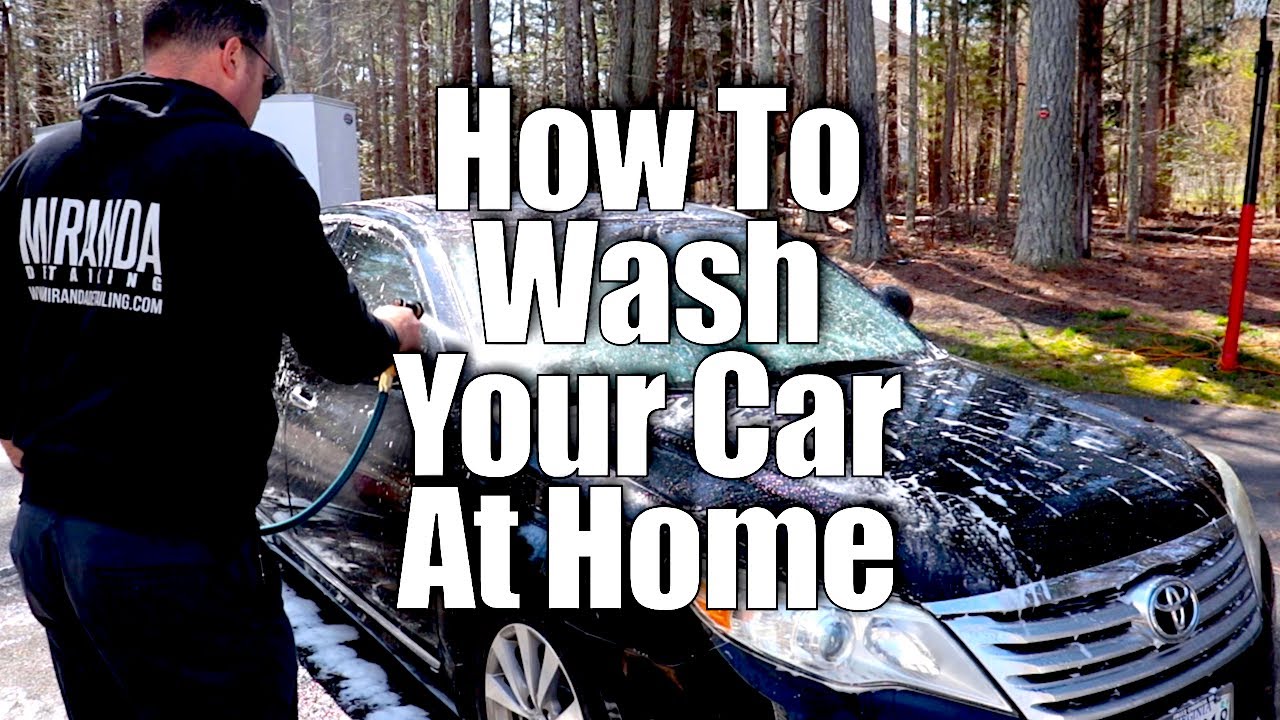 How To Wash Your Car At Home!  Easy...Fast...Enjoyable.. #averagejoedetailing #Detailingtips