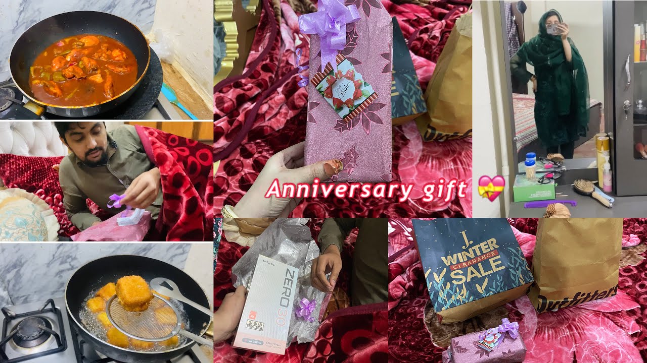 Hmari pehli Anniversary pr ye gifts dya ak dosra ko❤️ itna days sa vlogs q nhi ae rhy tha