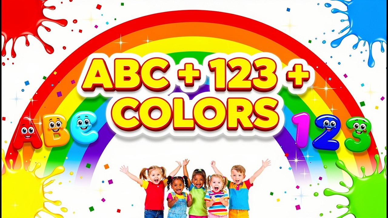 🔴 LIVE ABC, 123 & Colors for Kids 🎵 | Fun Preschool Learning Songs 🌈