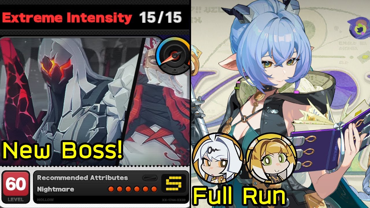New Boss In Lost Void! Lucia With Yixuan & Ju Fufu Full Run | ZZZ Hollow Zero Ether Activity 15