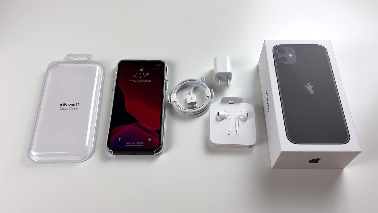 Распаковка iPhone 11: черный!