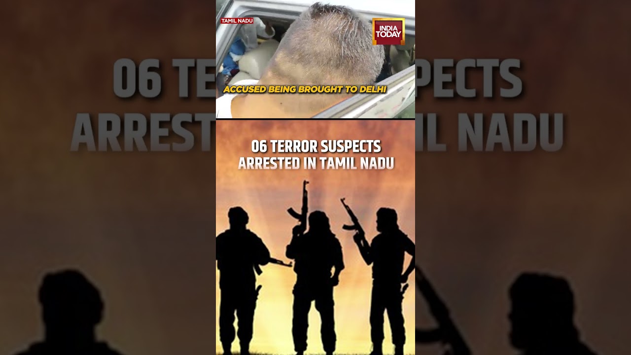 Breaking News: Six Terror Suspects Arrested in Tamil Nadu | #shorts #breakingnews