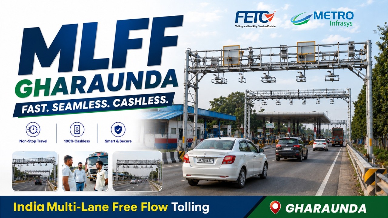 Welcome to Gharaunda MLFF &ndash; the next generation of India's intelligent highways. #digitalindia