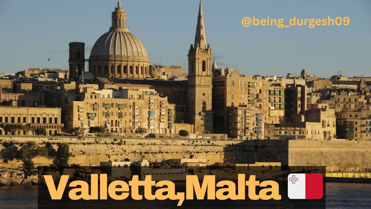 Valletta the capital off Malta 🇲🇹  night view 