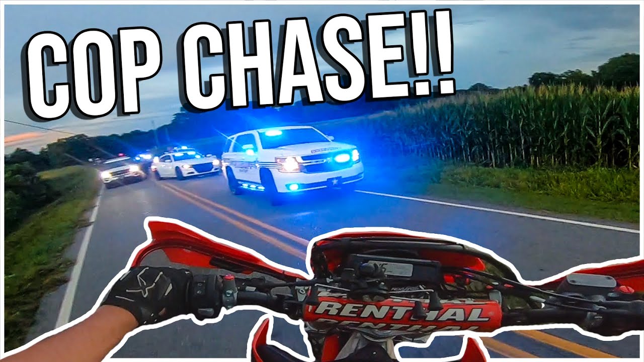 POLICE CHASE ENDS AT MY HOUSE! *INSANE*