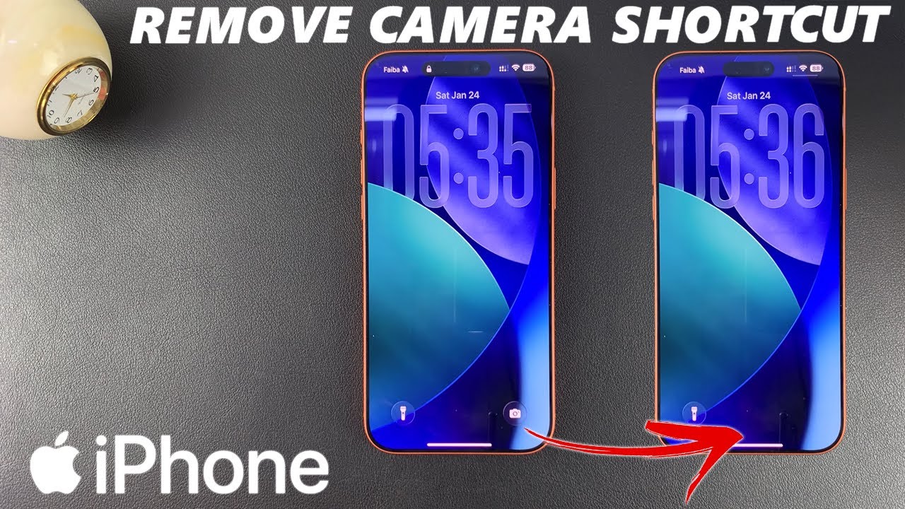How To Remove Camera Icon On Lock Screen Of iPhone