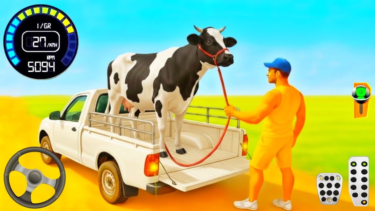 Farm Animal Truck Transport Simulator 2026 - Real Zoo Transporter Truck Driving : Android Gameplay