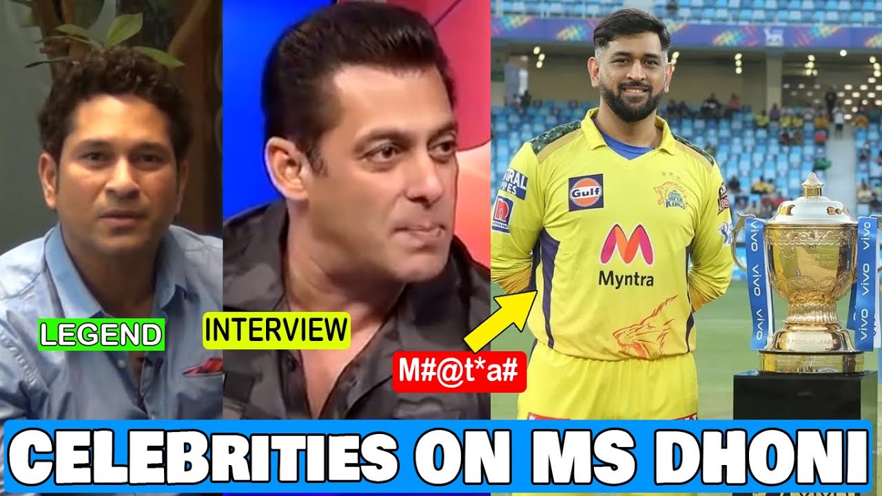 What Celebrities Think about MS DHONI | Celebrities on Dhoni | Salman Khan,Virat Kohli,Sachin