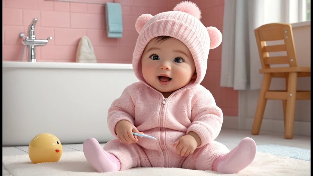 Baby Brushing Teeth in Winter ❄️🪥 | Fun Learning Winter Routine Song for Kids