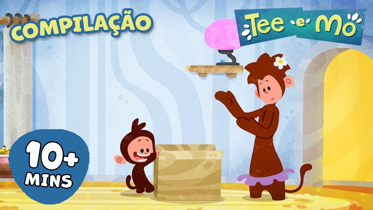 Tee e Mo 🙈 Temporada 1, Episodio 1-2 🍌 EPISÓDIO DUPLO COMPILAÇÃO