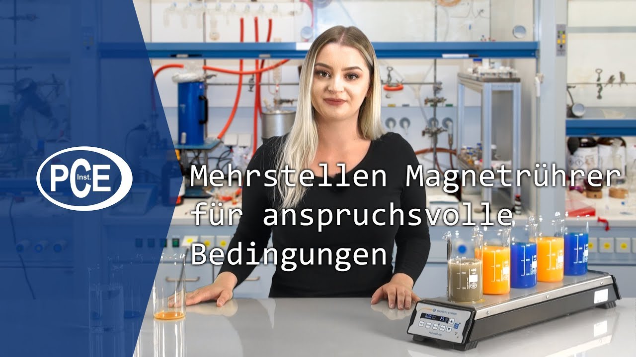 Mehrstellen Magnetrührer PCE-MSR 405 mit 5 Rührstellen und 1500 U/Min | PCE Instruments