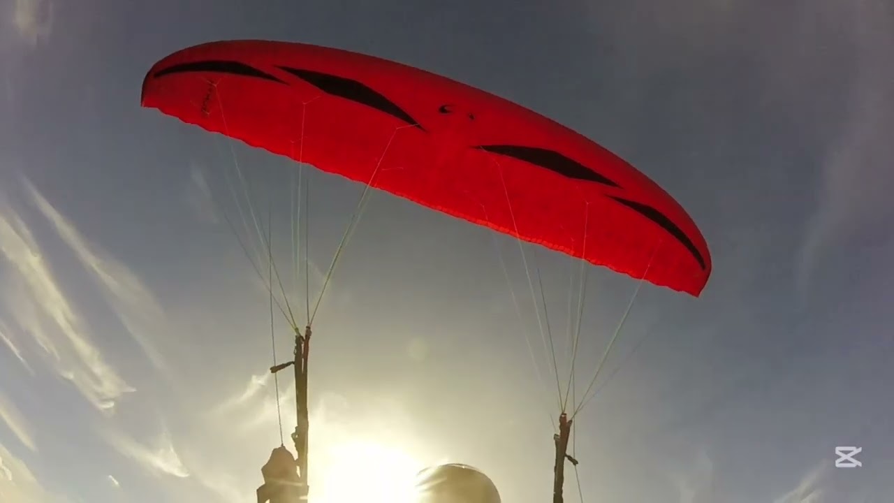 First time on mountain Fonte Coberta ( Condeixa ) paragliding