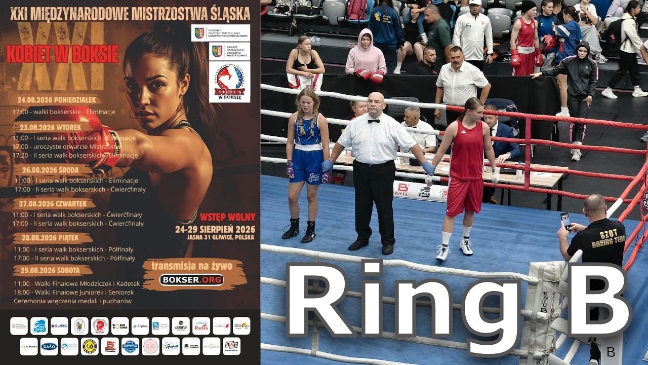 Ring B: XXI Międzynarodowe Mistrzostwa Śląska Kobiet (27/08/2026)