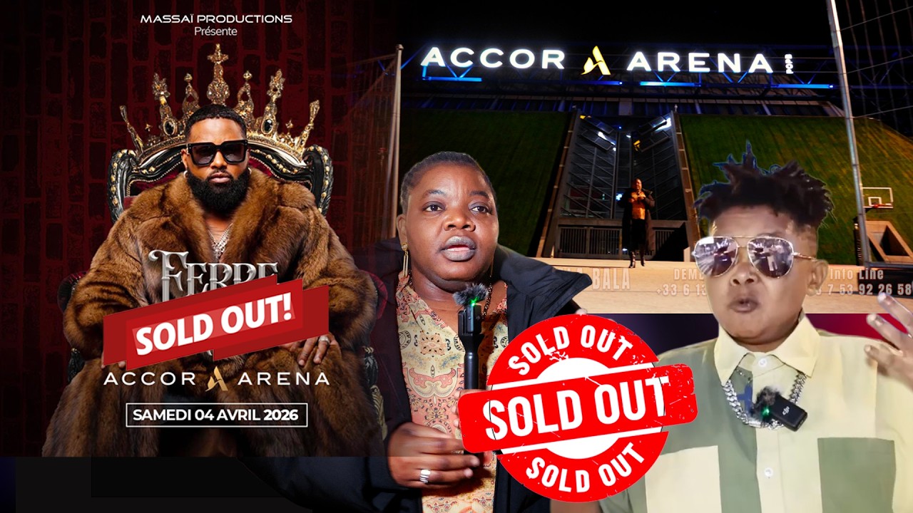 FERRE GOLA: ACCOR ARENA Sold Out En Téléchargement -VERITE NA BALA BALA Sur le Terrain