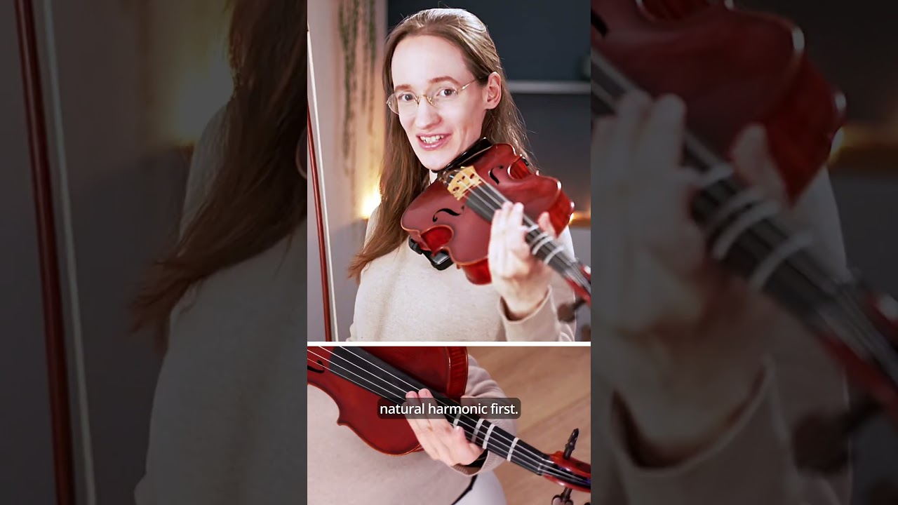 Изучите флажолеты для скрипки за 60 секунд