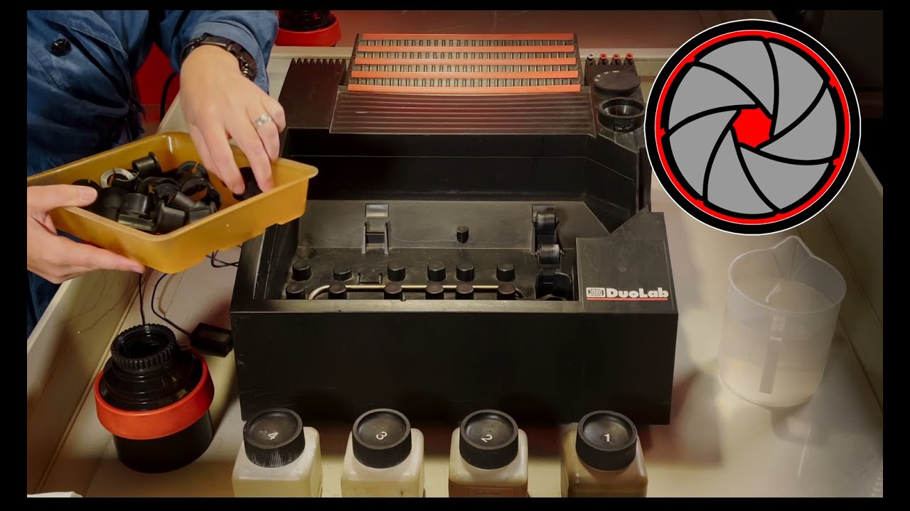 Jobo DuoLab как пользоваться. Подготовка к работе. Проявка фотопленки по С41. Выпуск 120.