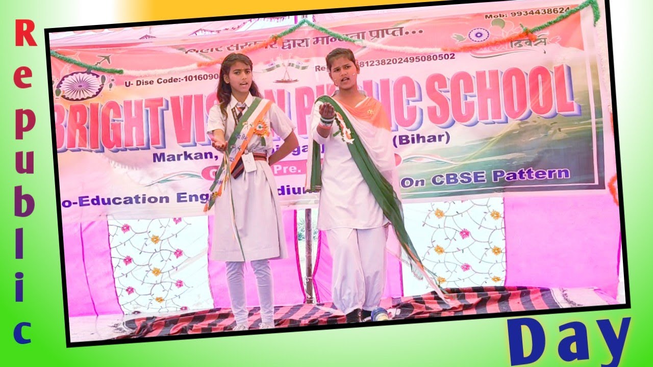 ''लिखो कब आओगे'' By Bright Vision Public School Girls Student | Republic Day 2026