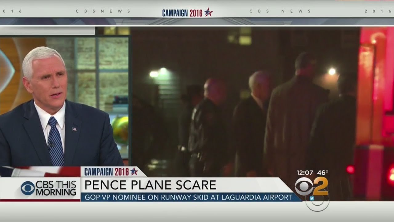 Pence 'Grateful' After Plane Scare