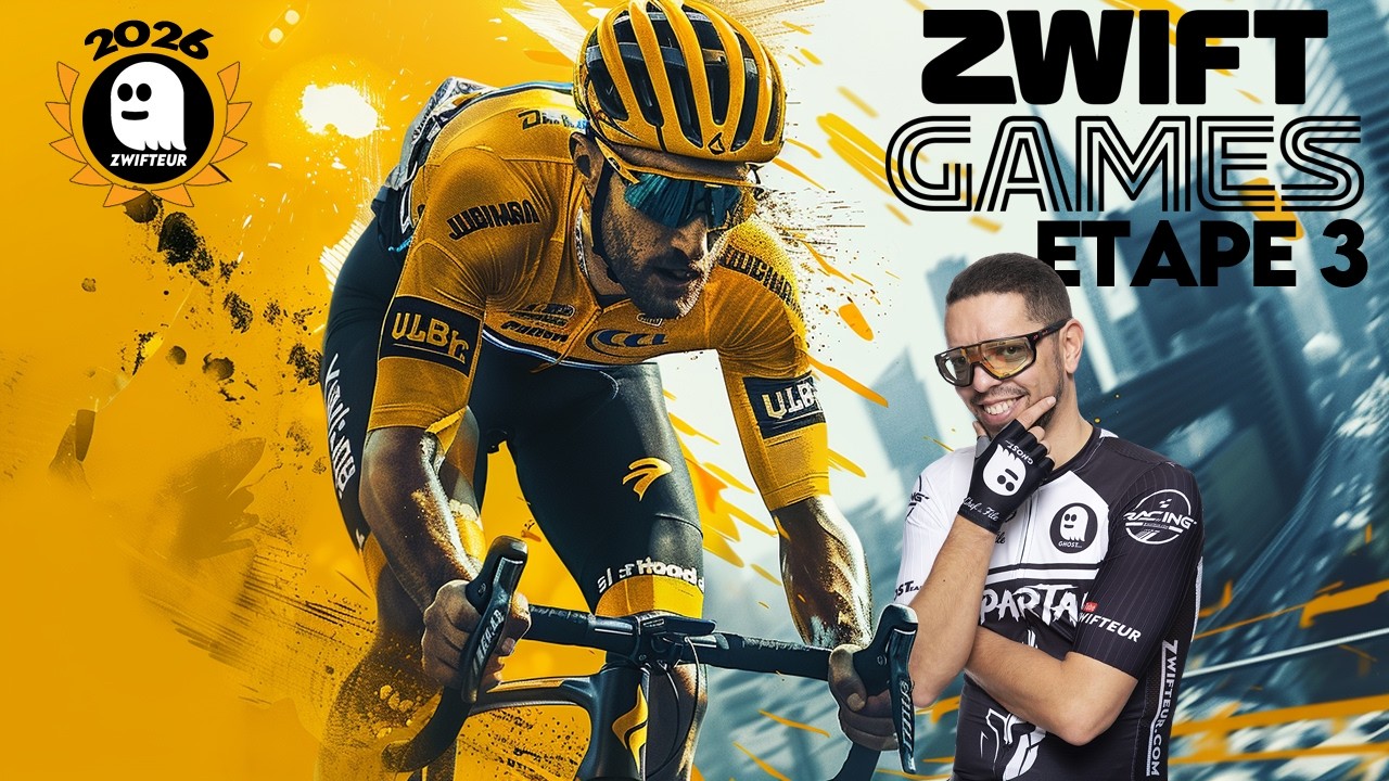 Zwift Games Étape 3 : Cobbled Crown 🔥 +200 participents pour une victoire ou pas ?