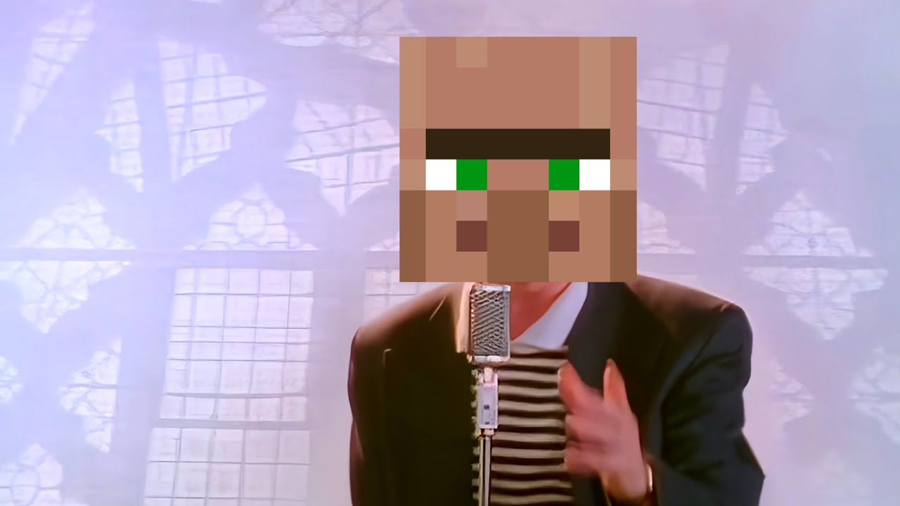 Villager - Never Gonna Give You Up (AI Cover)