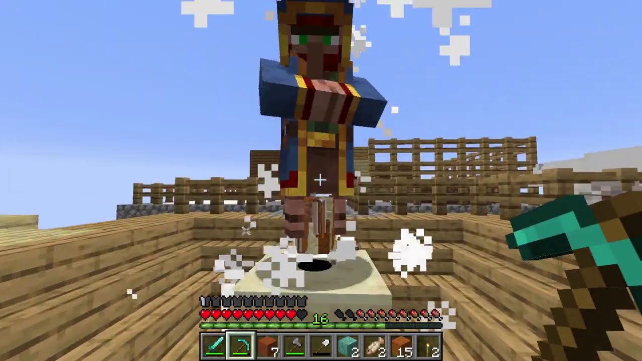 Minecraft Bir Blok İki Adam Bölüm 10 - Baskın Yedik (Öldüm)