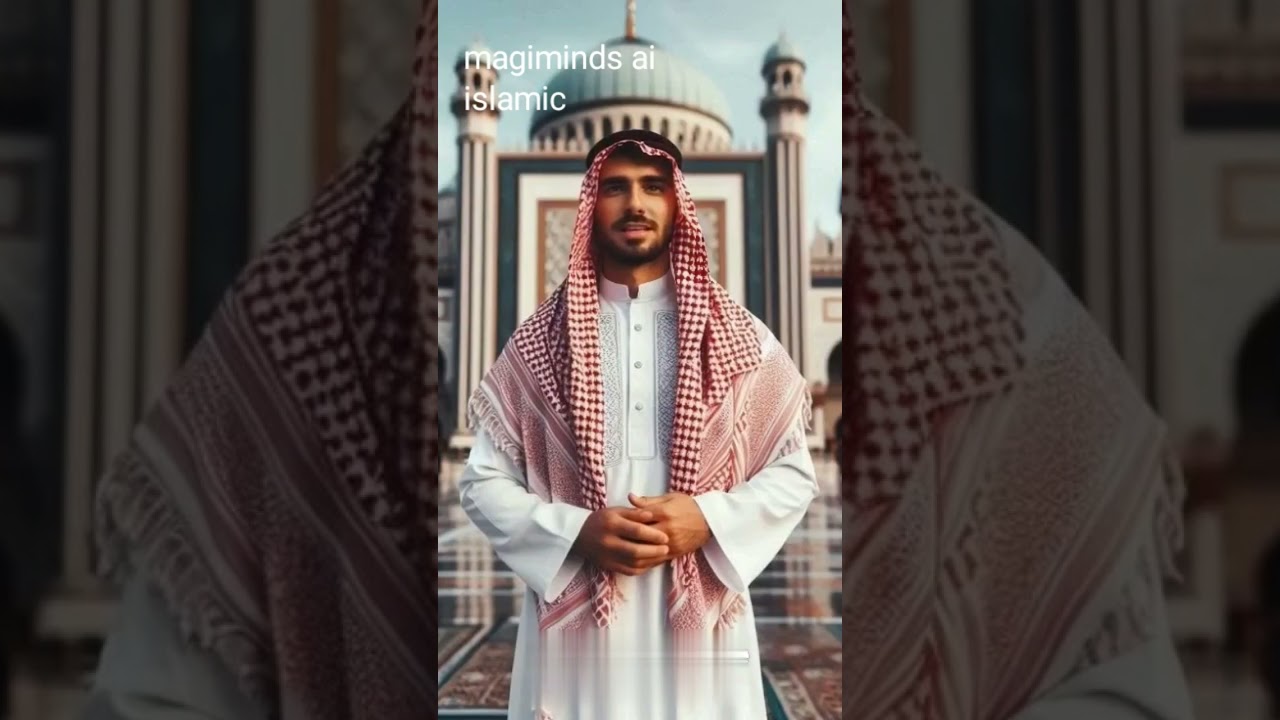 Young Man Singing a Devotional Islamic Nasheed