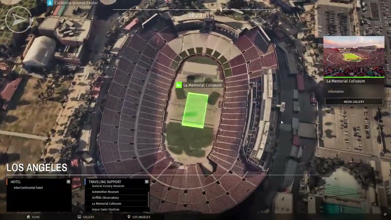 Digital Twin Tour of LOS ANGELES (Unreal Engine 5)