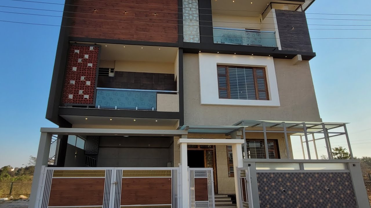 4 BHK (40x60) Duplex House with Home Theater for Sale at Dattagalli, 8660105902
