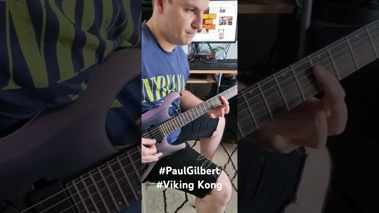Viking Kong by Paul Gilbert ( practice ) 