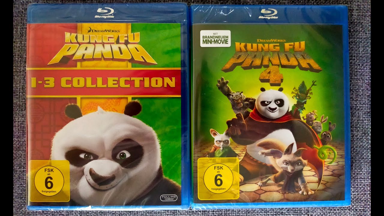Kung Fu Panda 1-4 Blu-Ray Unboxings!