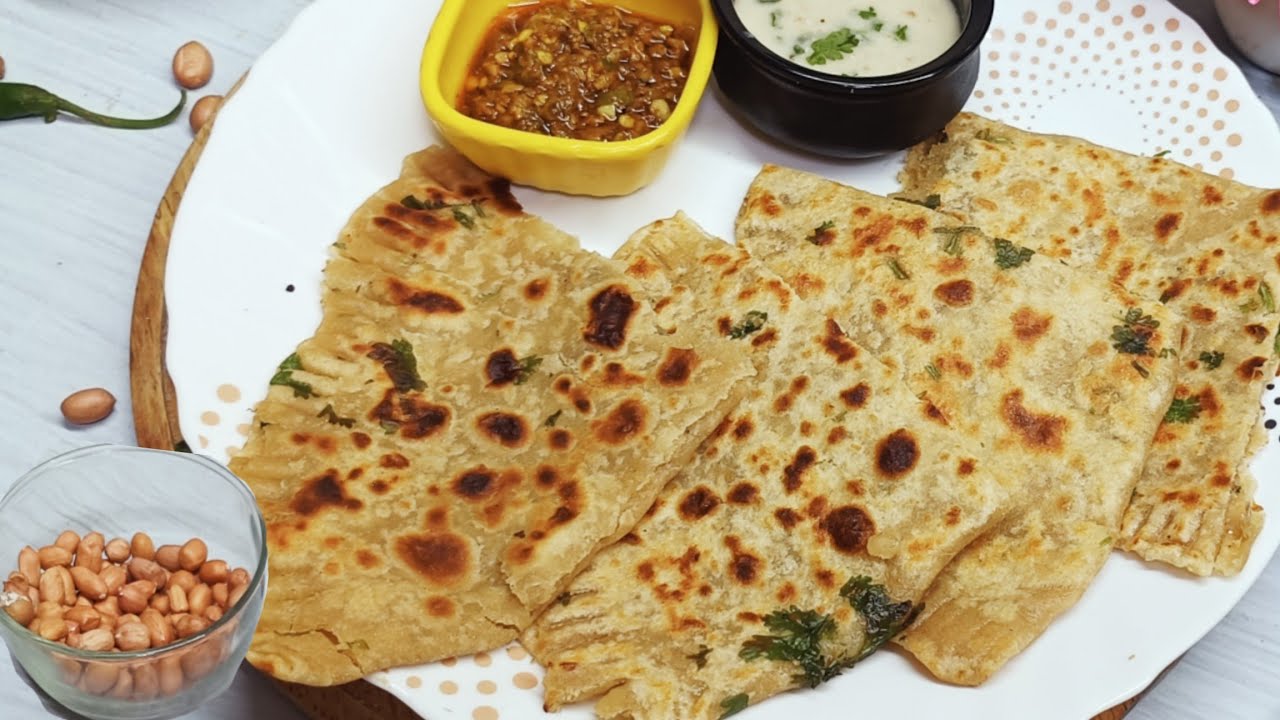 Moongphali paratha|Easy&Tasty Peanut Paratha|सिंगदाना पराठा | मूंगफली का मज़ेदार पराठा खाया किया