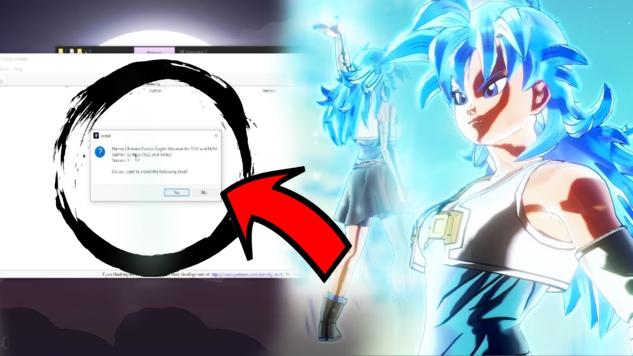 How to install a moveset for your CAC !!! | Dragon Ball Xenoverse 2 Mods