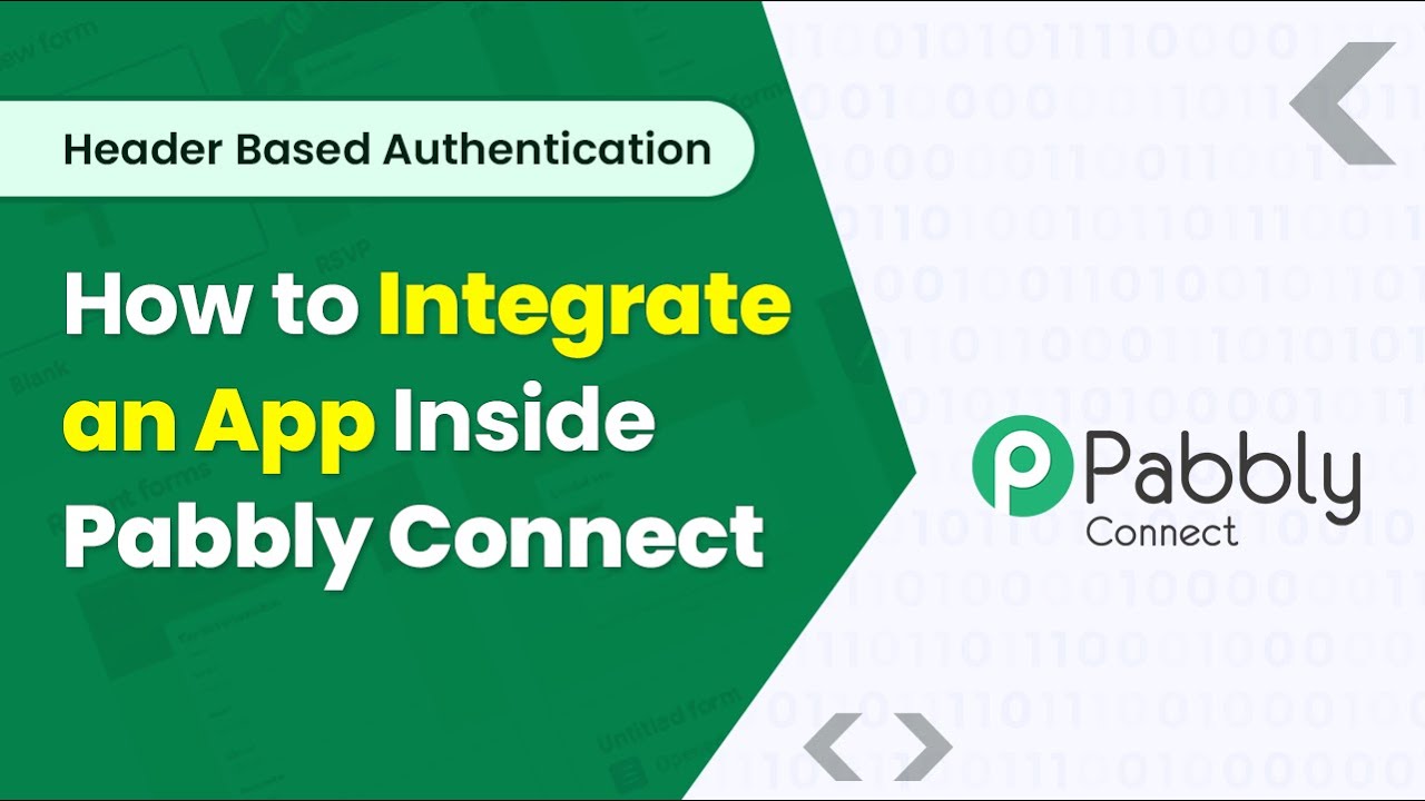 How to Integrate App using Header Based Authentication Inside Pabbly Connect
