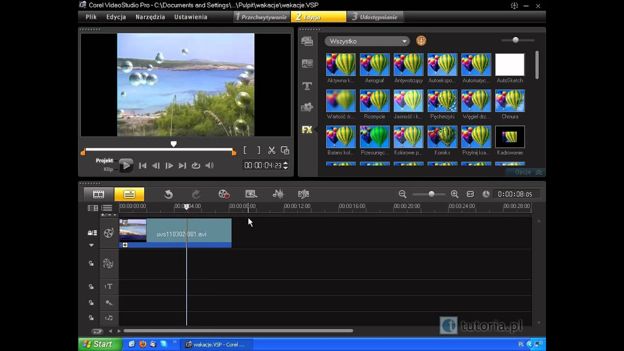 Efekty wideo