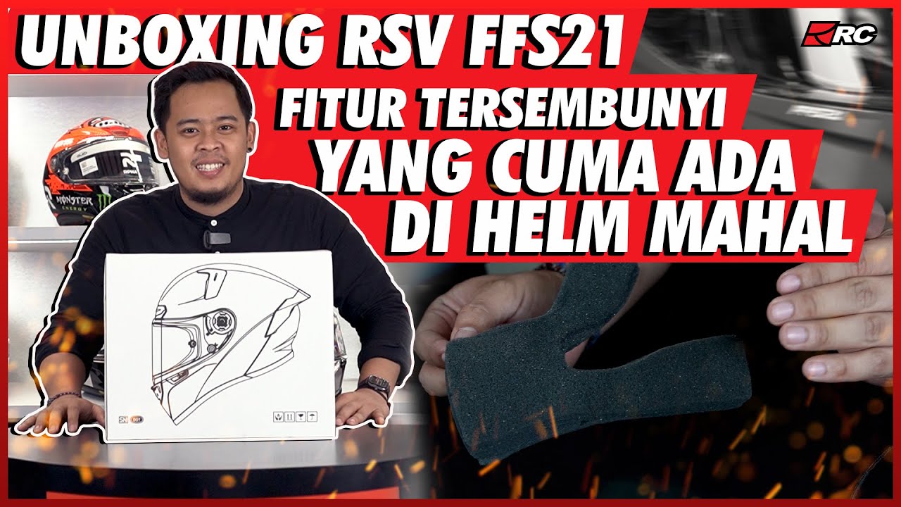 UNBOXING RSV FFS21 🔥 HELM TERBARU DARI RSV FITURNYA CANGGIH ❗️❗️