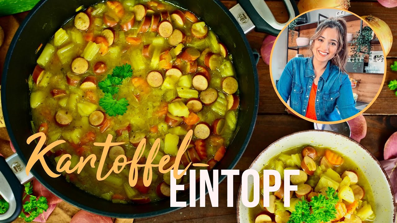 Deftiger Eintopf mit Kartoffeln perfekt f&uuml;r den Herbst 🍂 Kikis Gem&uuml;se-Eintopf mit Rinderw&uuml;rstchen