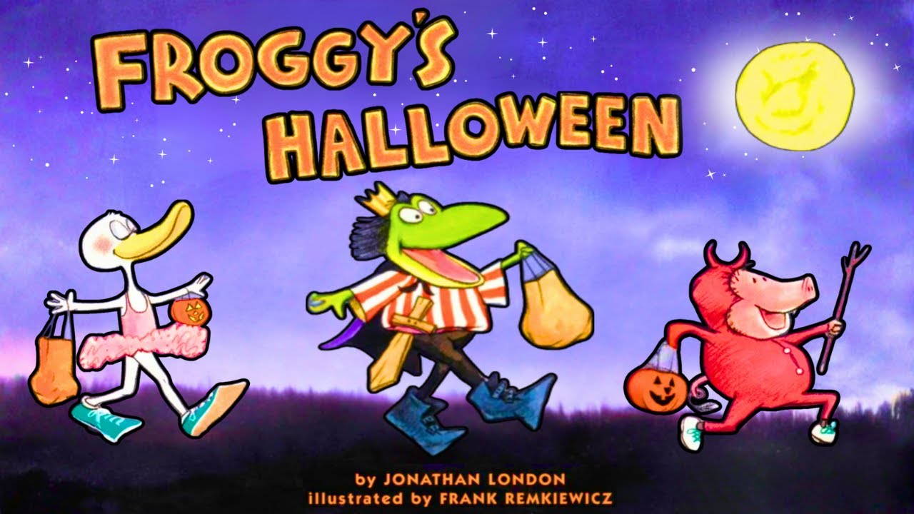 🎃 Анимированное чтение вслух «Хэллоуин от Фрогги» | Глупая и немного жуткая история о Хэллоуине д...