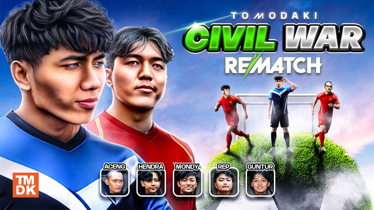 TOMODAKI REMATCH soccer panas 5 VS 5 ⚽🔥