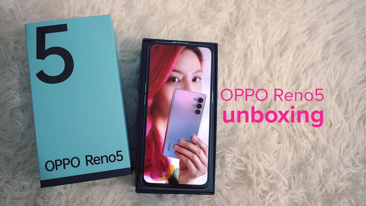 OPPO Reno5 unboxing: IT SPARKLES!! 🤯