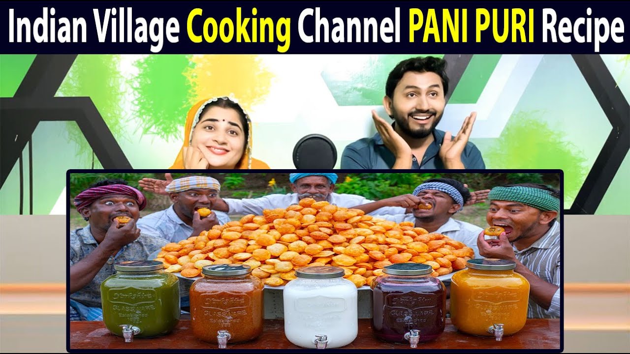 PANI PURI 5 Flavours Pani Dahi Mango Beetroot Teekha Meetha Golgappa Recipe Pakistani Hindu Reaction