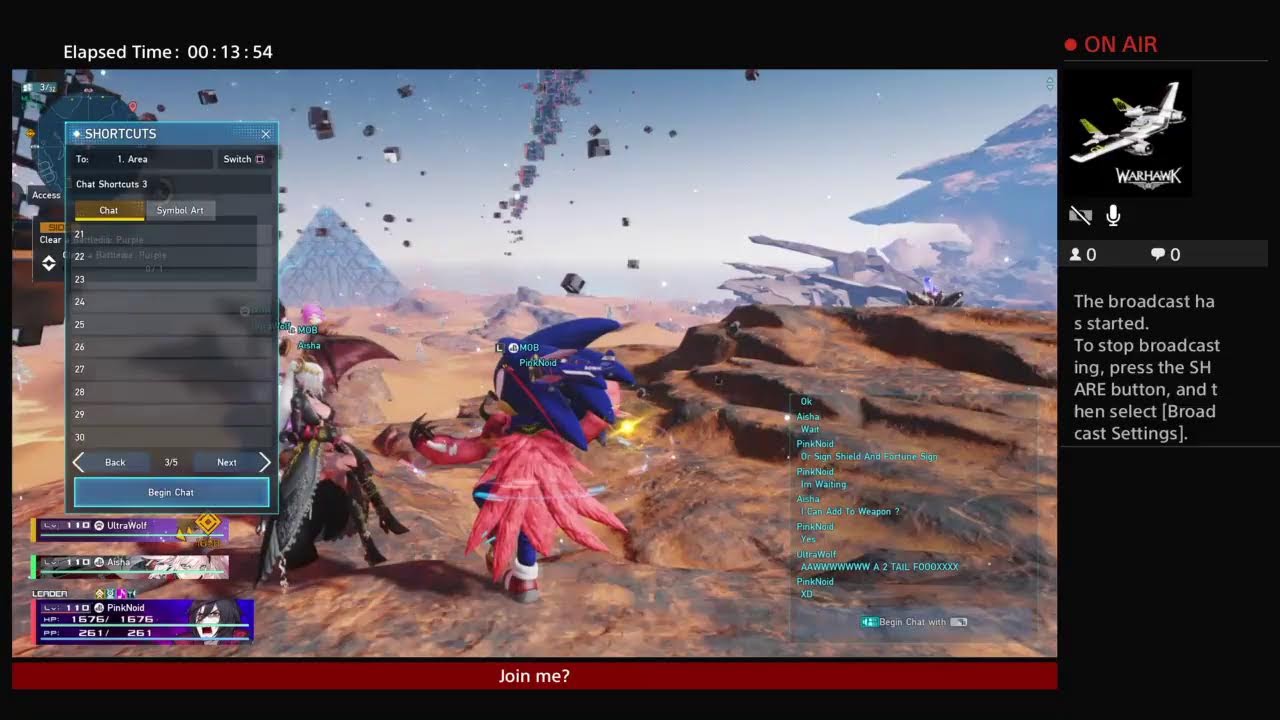 FightNoid  unscheduled pso2ng planet breaker dark falz test